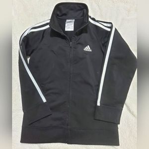 Adidas Boy's Black & White Track Suit Jacket